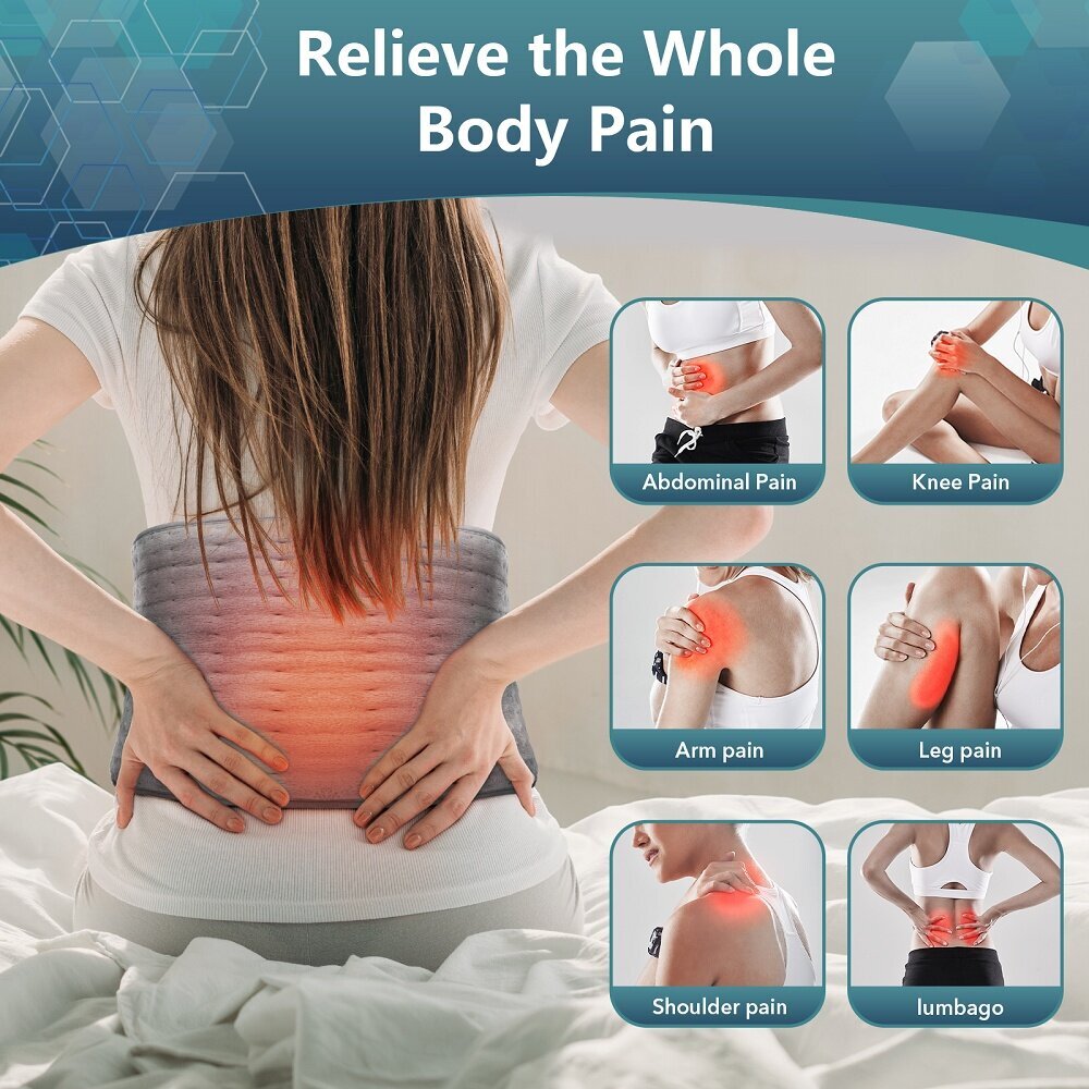 Electric Heating Pad with Massage Function