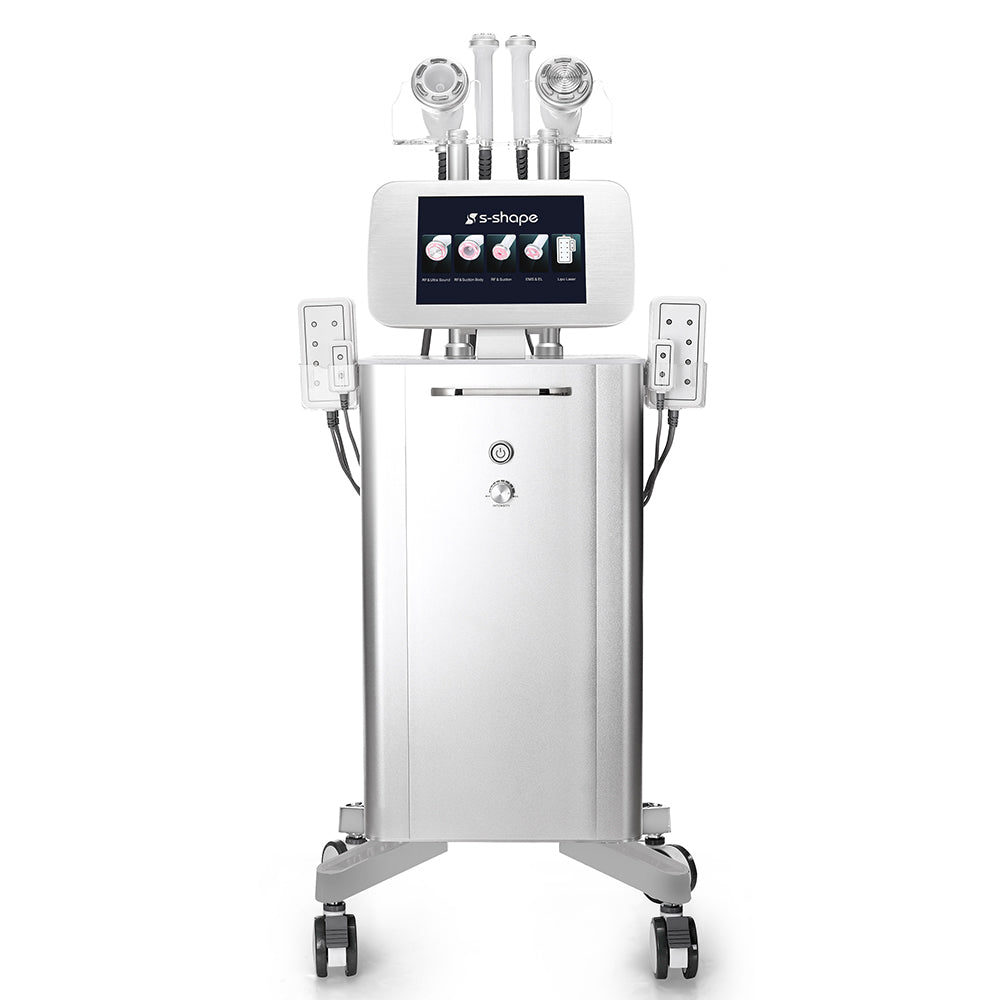 Aristorm Vertical S-Shape Ultrasound & RF Body and Facial Treatment Machine