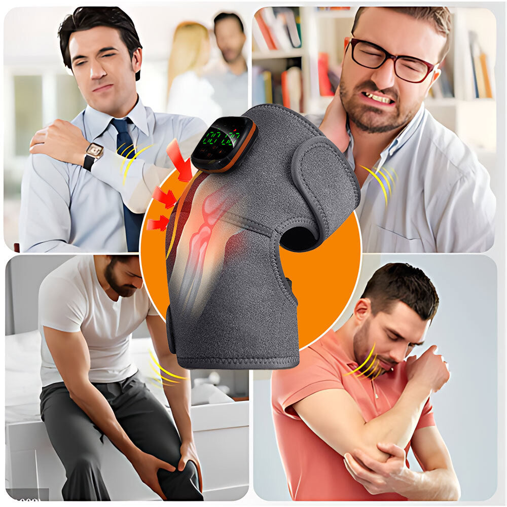 Multi-Functional Knee and Shoulder Massager with Heat and Vibration