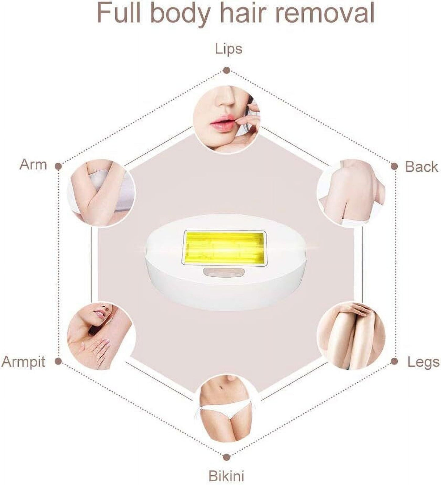 IPL Hair Remover Painless Permanent Laser Hair Removal