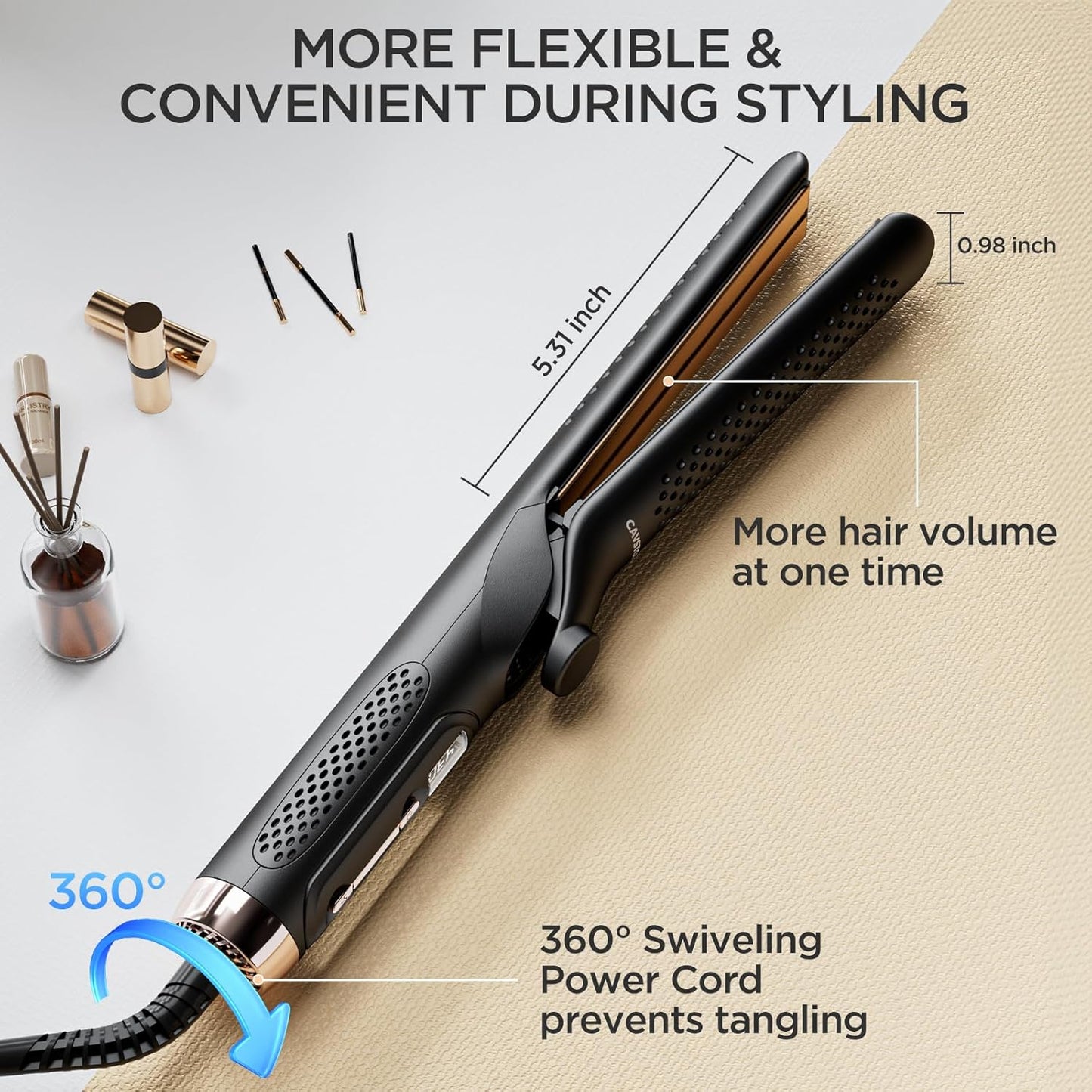 2 in 1 Curling Iron