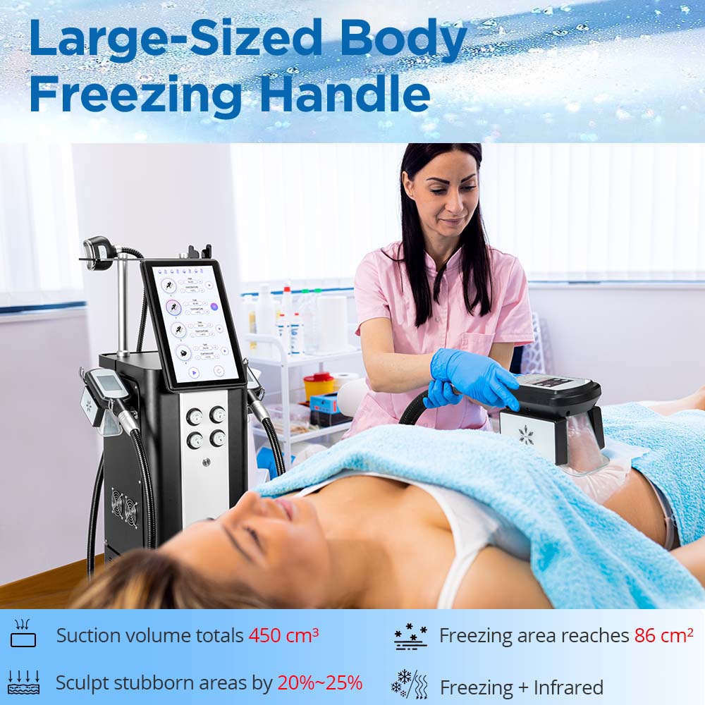 Aristorm Body Cooling System Featuring 5 Applicators for Body and Chin Shaping