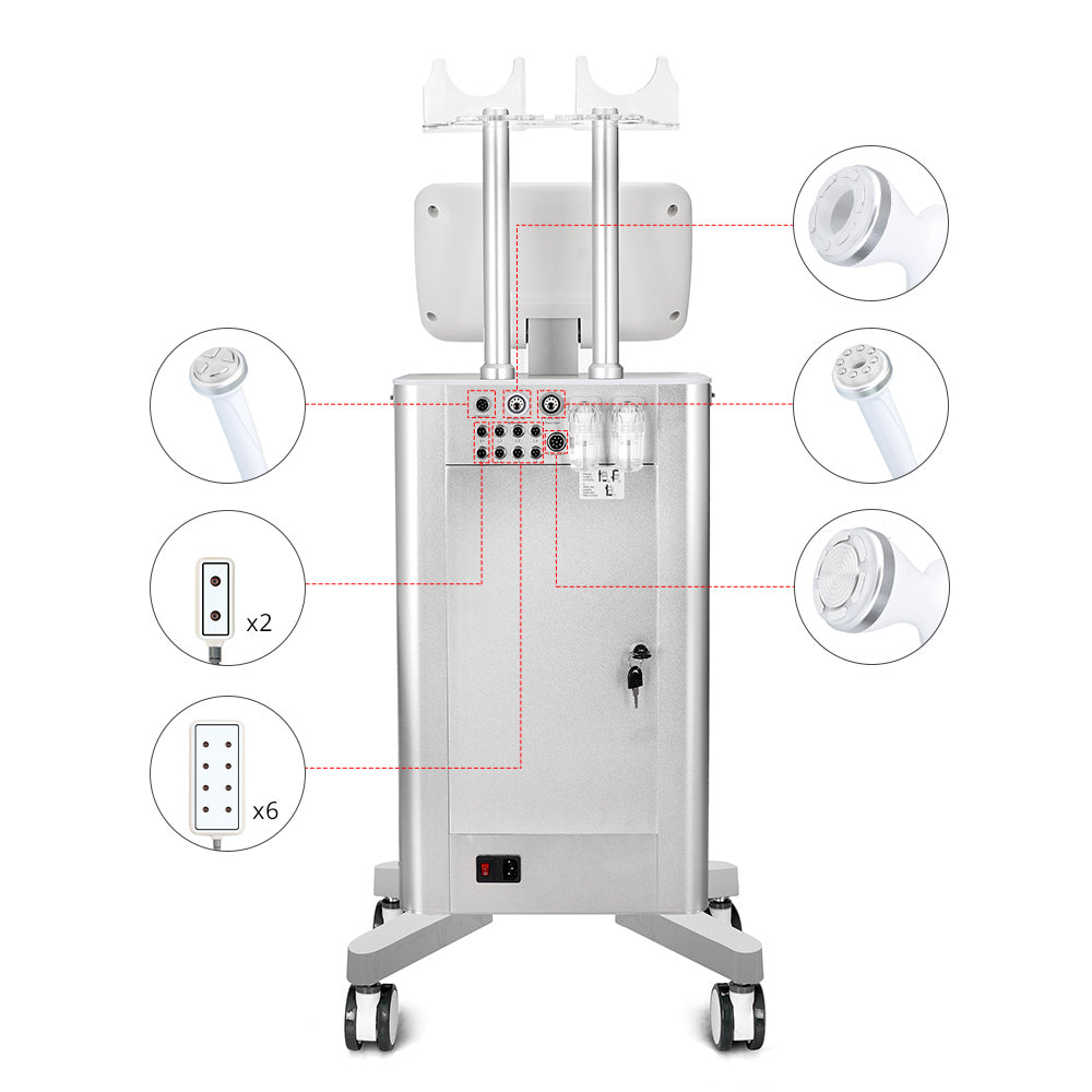 Aristorm Vertical S-Shape Ultrasound & RF Body and Facial Treatment Machine