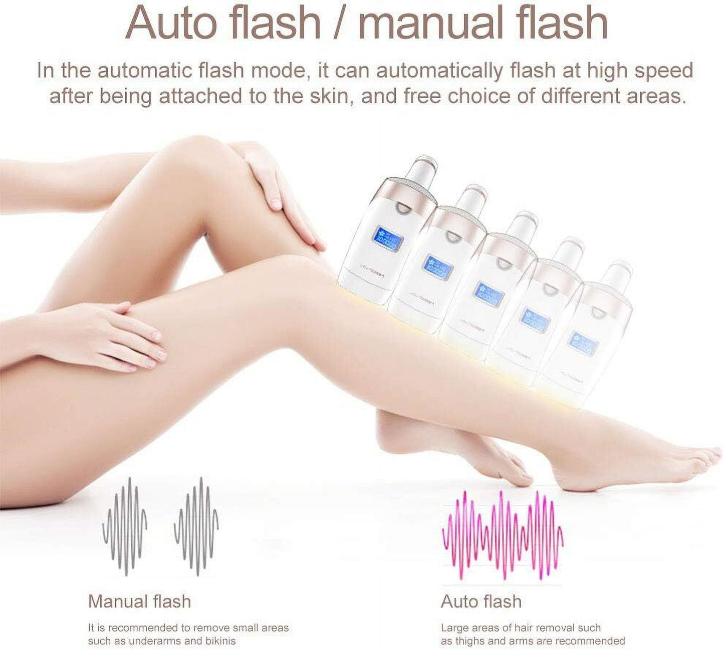 IPL Hair Remover Painless Permanent Laser Hair Removal