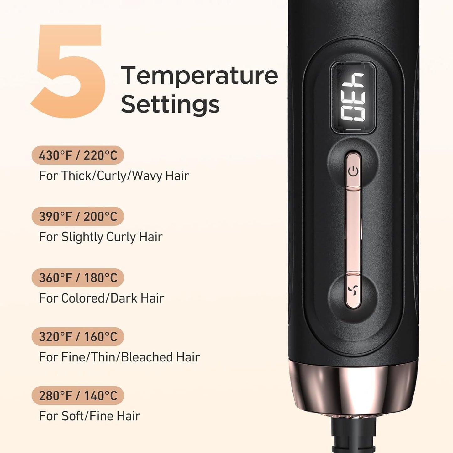 2 in 1 Curling Iron