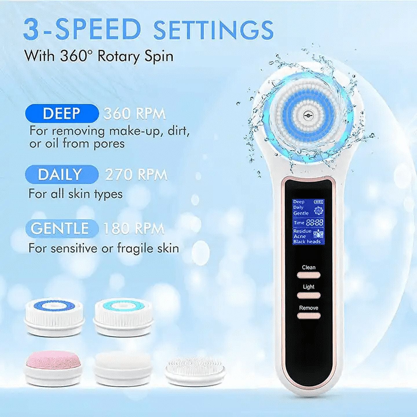 5-in-1 Facial Cleansing Brush