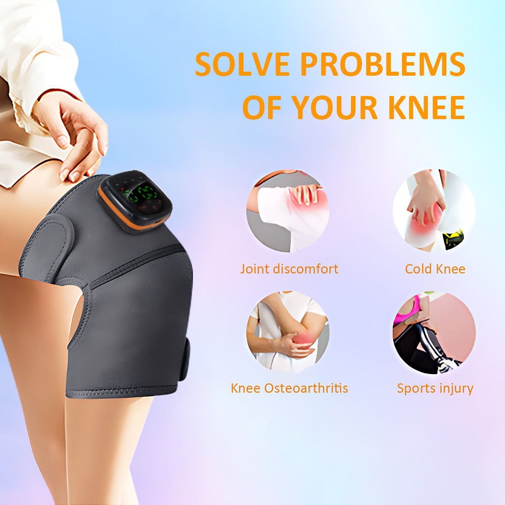 Multi-Functional Knee and Shoulder Massager with Heat and Vibration