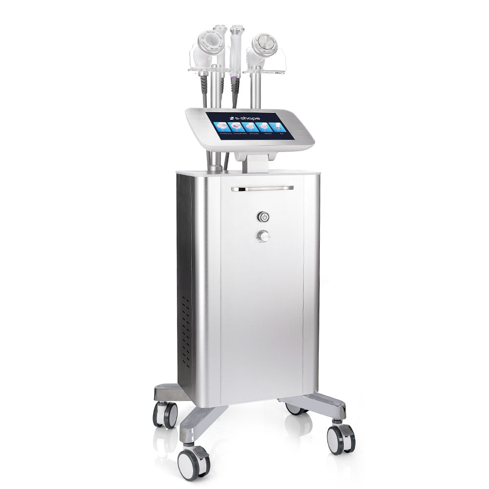 Aristorm Vertical S-Shape Ultrasound & RF Body and Facial Treatment Machine