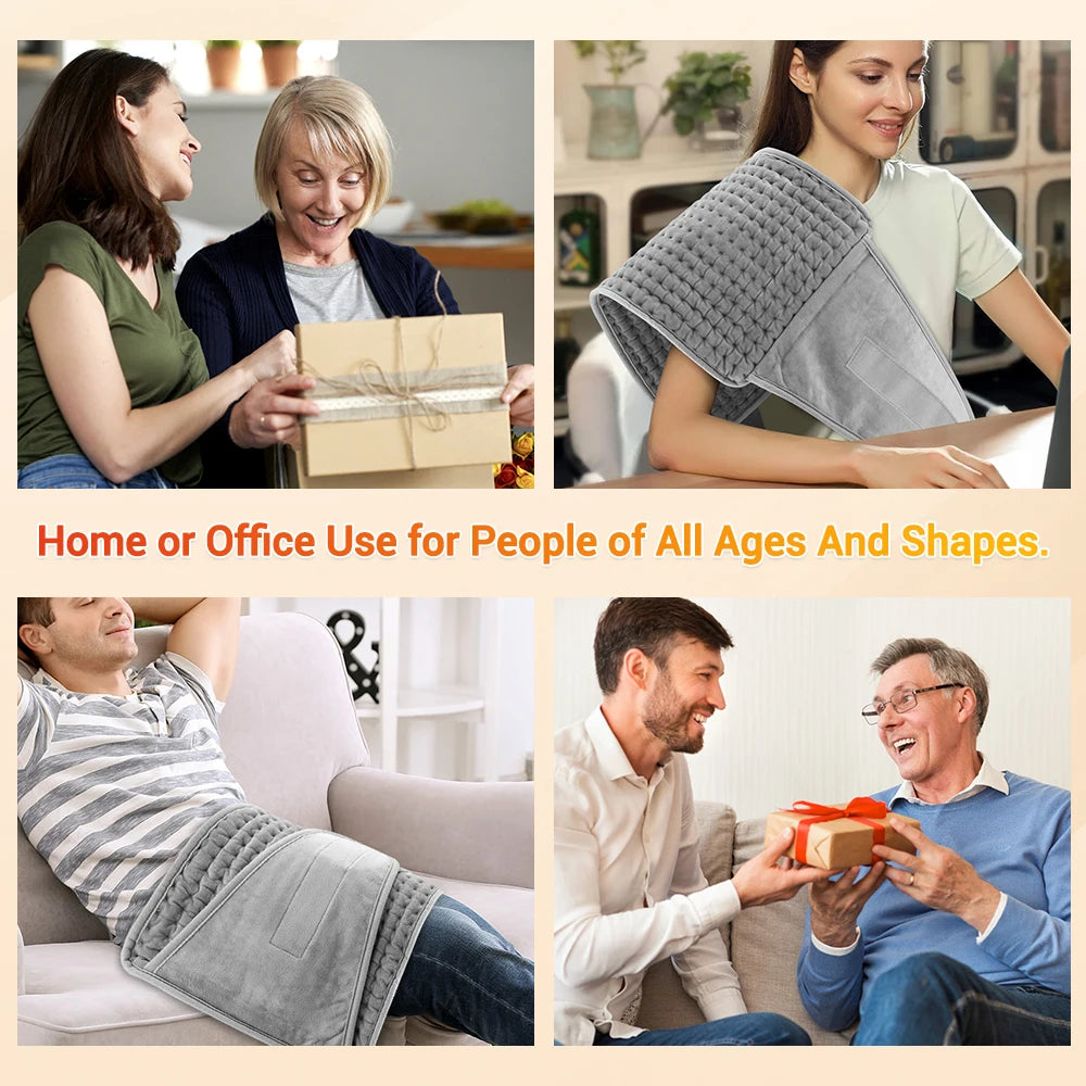 Electric Heating Pad with Massage Function