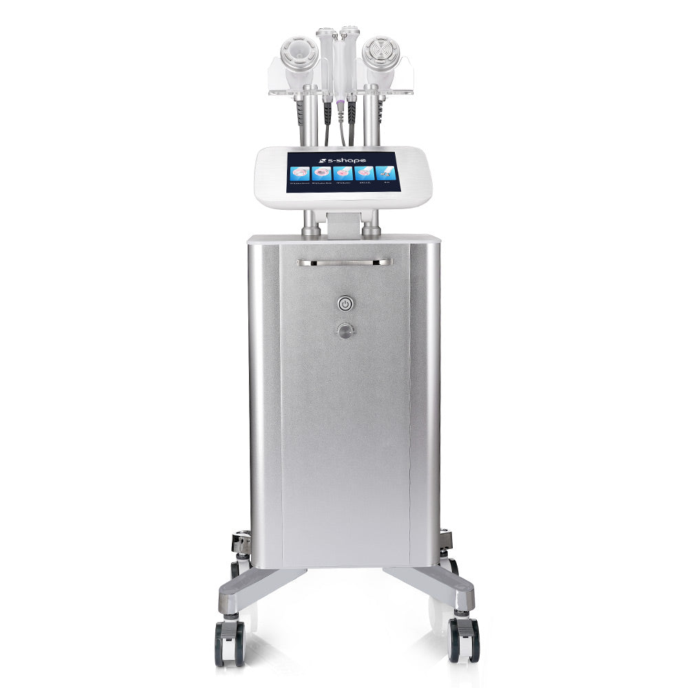 Aristorm Vertical S-Shape Ultrasound & RF Body and Facial Treatment Machine