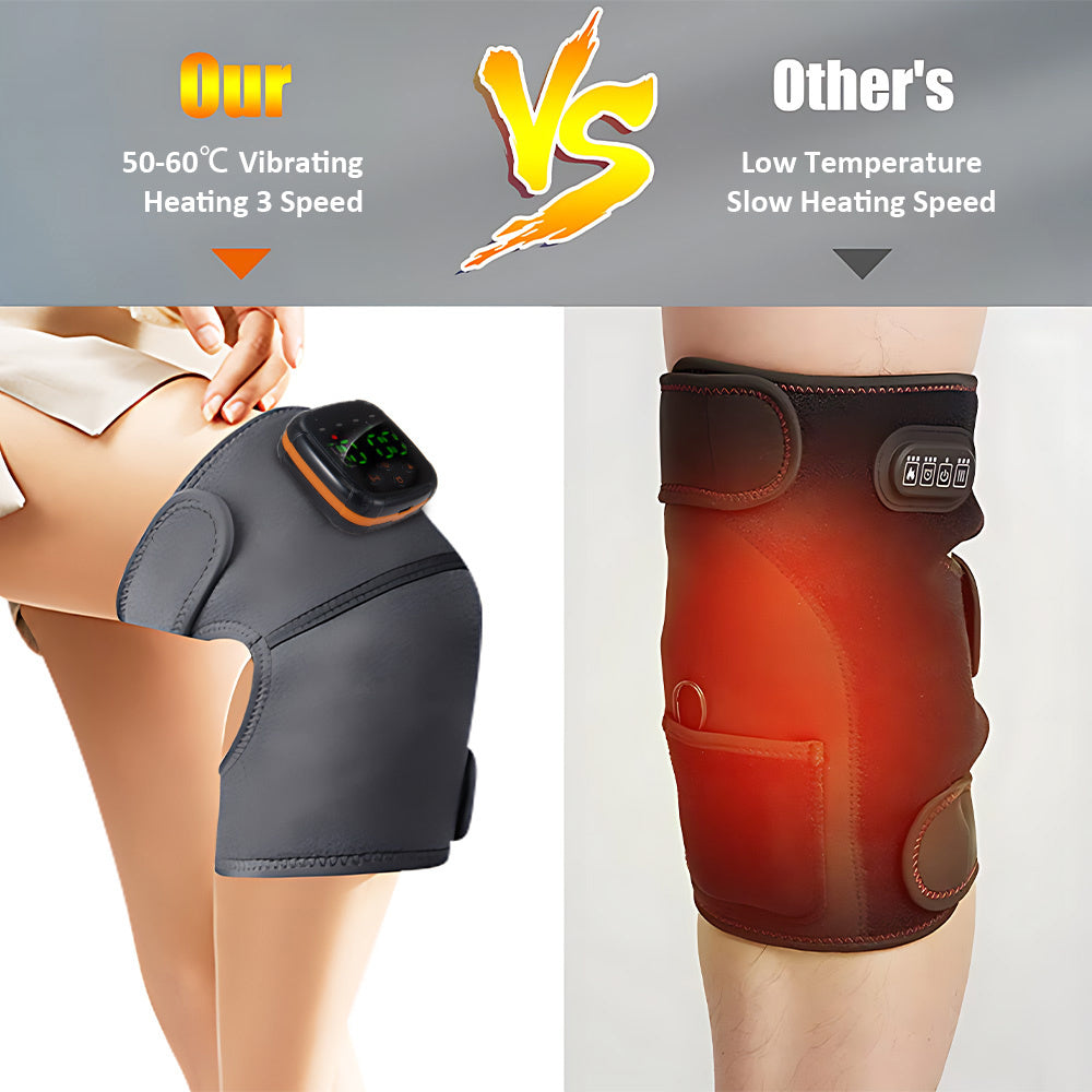 Multi-Functional Knee and Shoulder Massager with Heat and Vibration