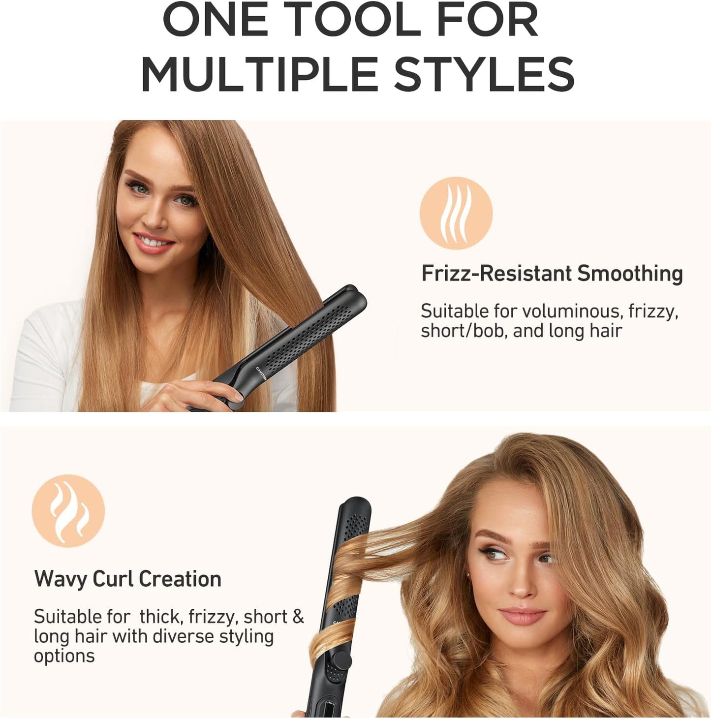 2 in 1 Curling Iron