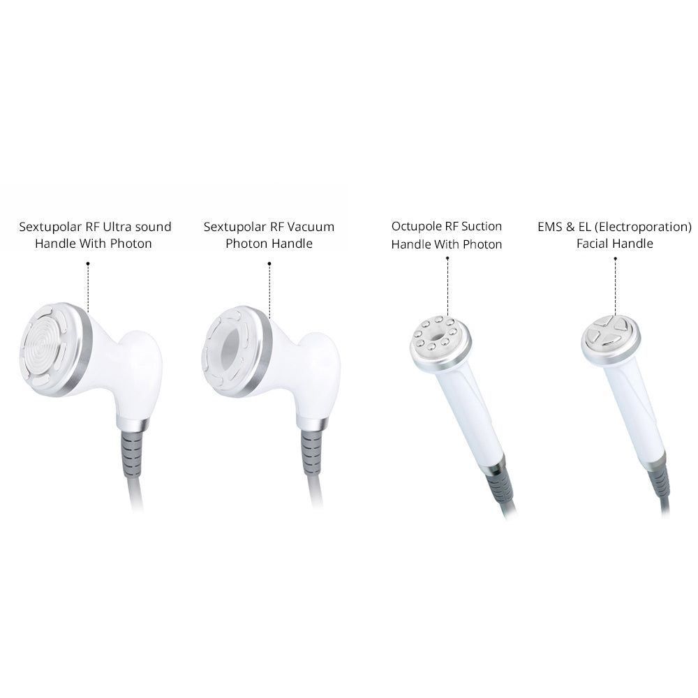 Aristorm Vertical S-Shape Ultrasound & RF Body and Facial Treatment Machine