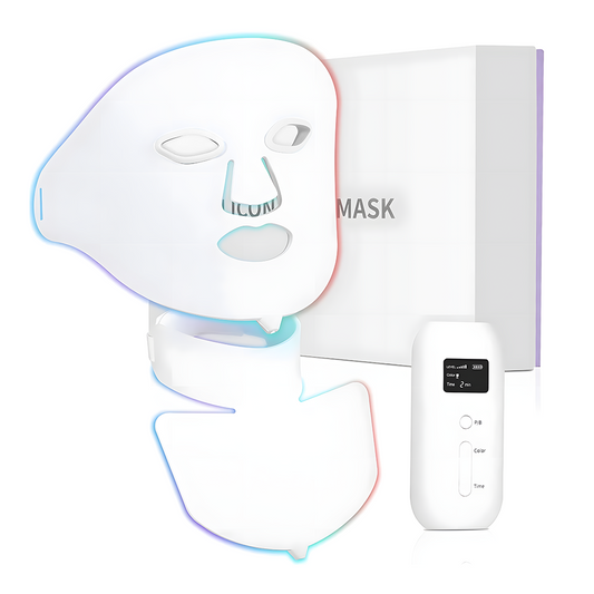 LED Face Mask Light Therapy Skin Beauty Machine for Removal Wrinkle Anti Aging Anti-Acne with Face