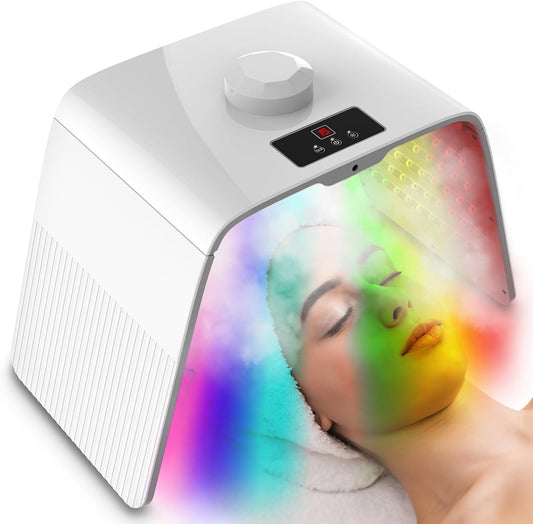 7 Color LED Face Device Light Therapy Skin Beauty Machine with Spray Type