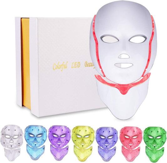 7 Colors LED Light Therapy Mask for Face