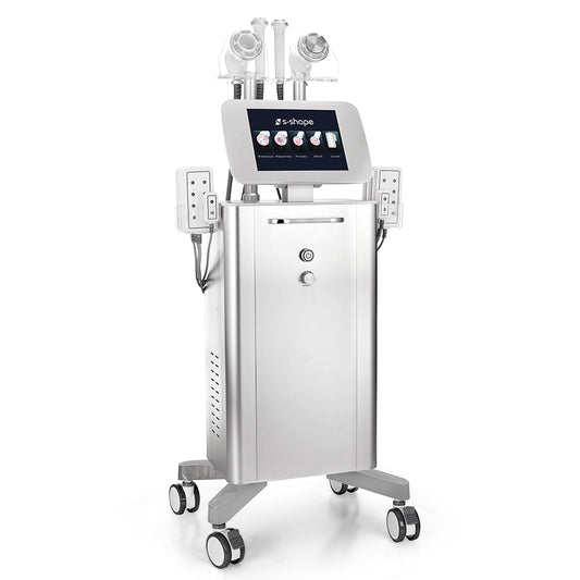 Aristorm Vertical S-Shape Ultrasound & RF Body and Facial Treatment Machine